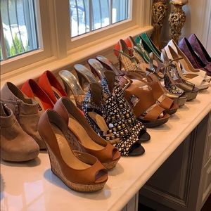 High heels shoes collection 12 pairs